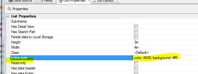 Listproperties Disclosure